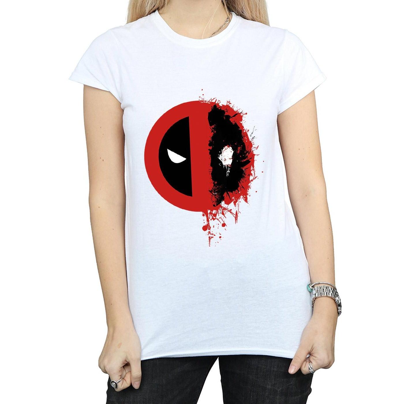 MARVEL Deadpool Splatter Logo T-Shirt  