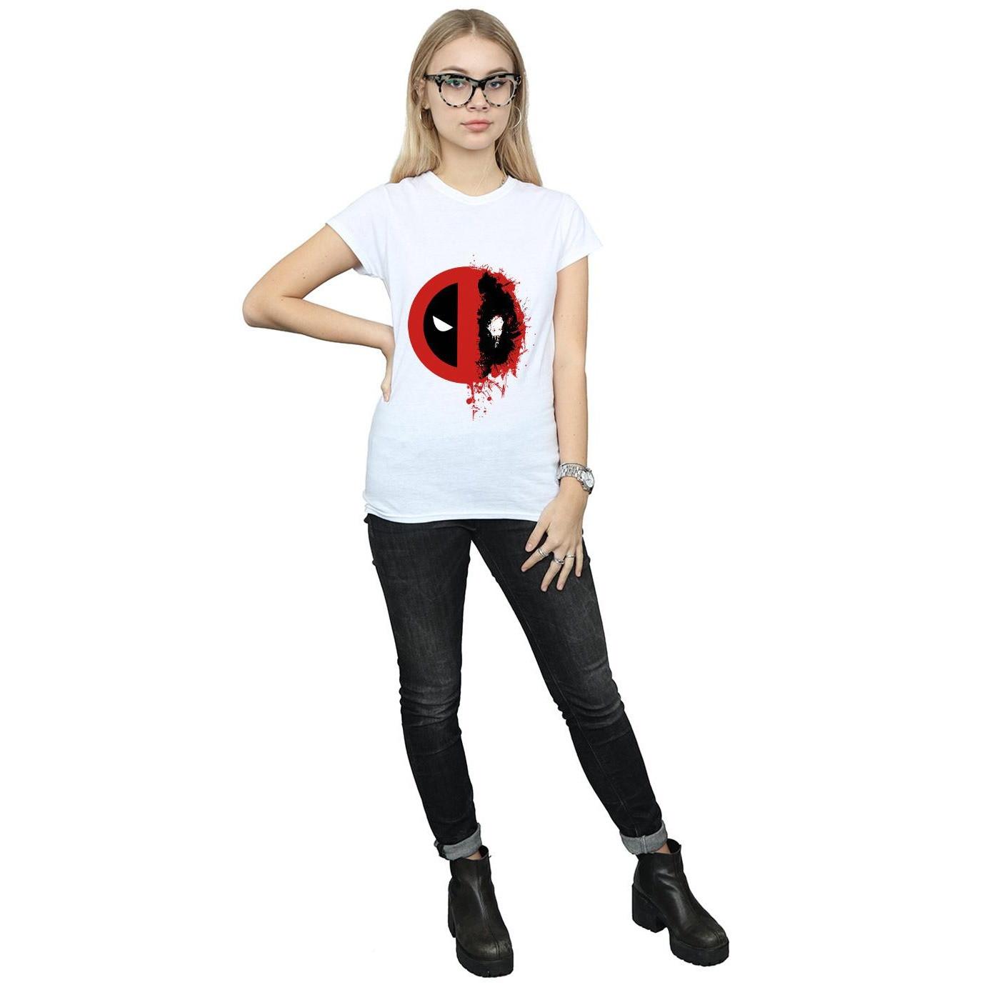 MARVEL Deadpool Splatter Logo T-Shirt  
