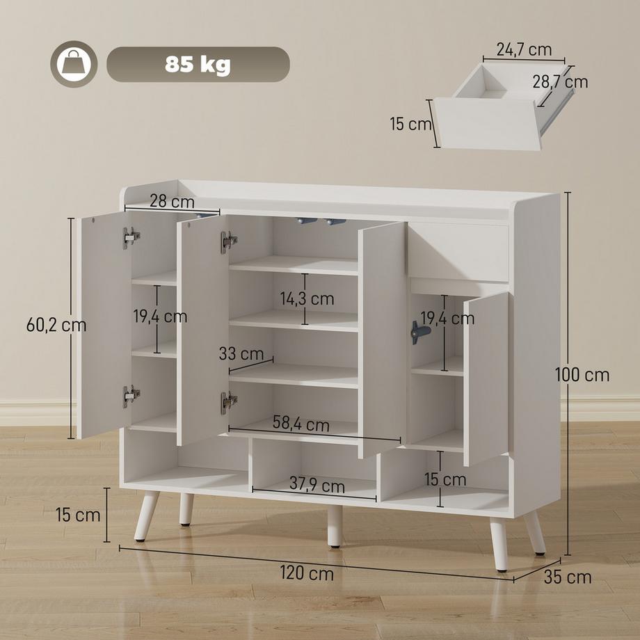 HOMCOM Schuhschrank  