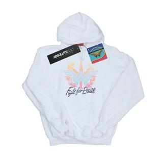 DC COMICS Fight For Peace Felpa con Cappuccio Stampata  