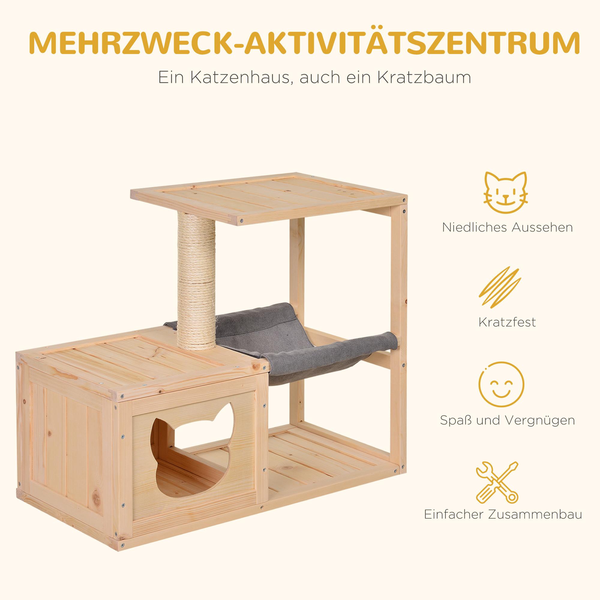 PawHut  Katzenhaus 