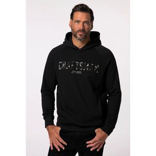 JP1880  Sweat-shirt à capuche molleton et grand imprimé - jusqu'au 8&nbsp;XL 