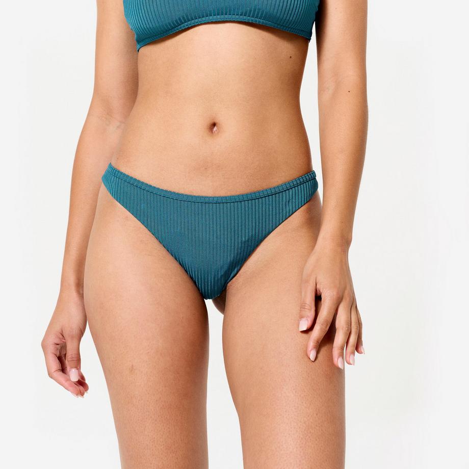 Bikini-Hose Tanga Surfen  strukturiert Polyamid