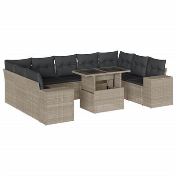 Garten sofagarnitur poly-rattan