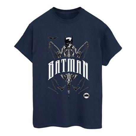BATMAN Skeleton Logo Boyfriend T-Shirt  