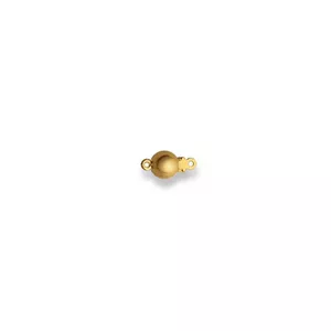 fermoir or jaune 750, 6x11mm