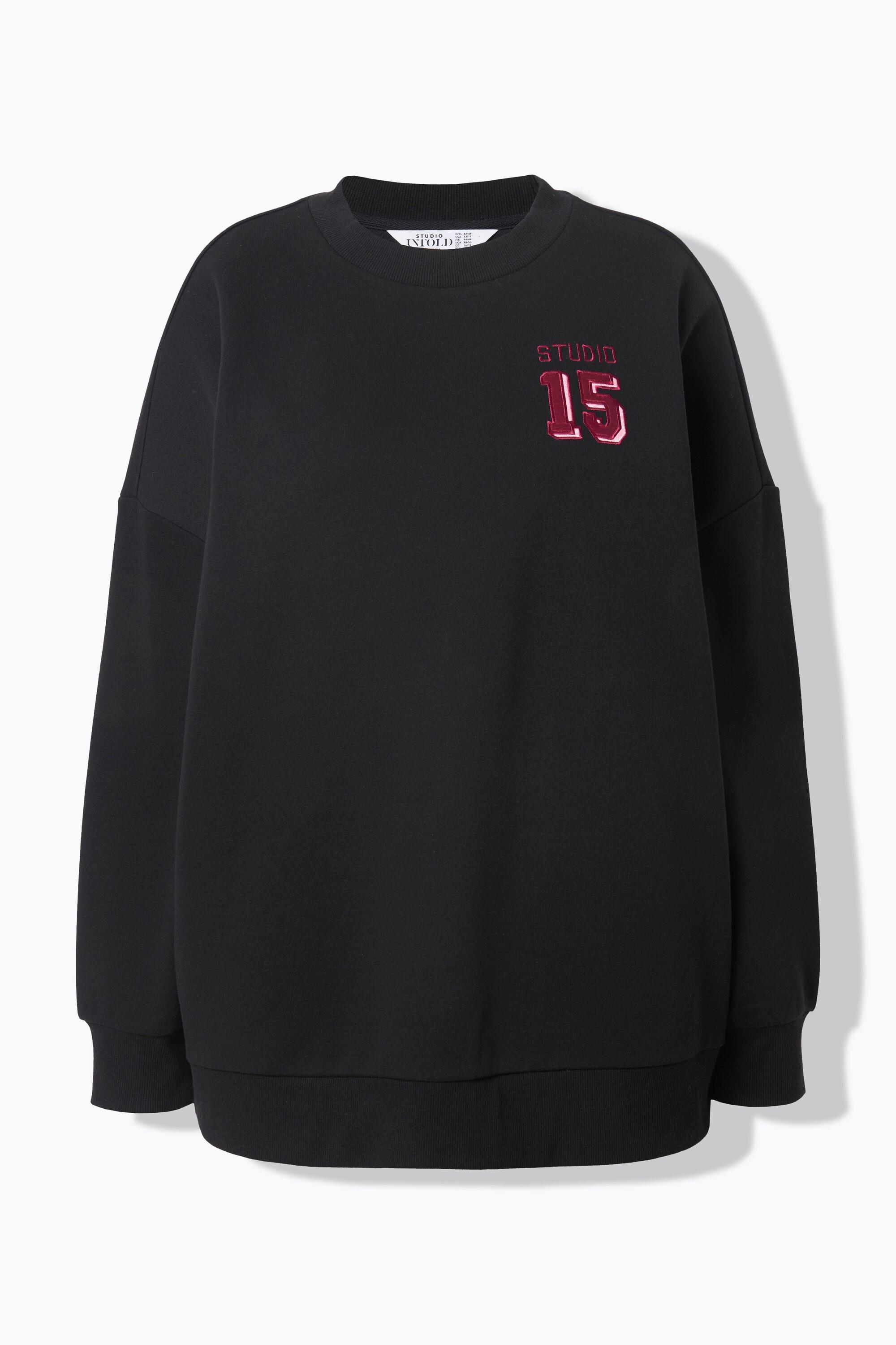 Studio Untold Sweat-shirt Oversize avec Numéro en Satin  