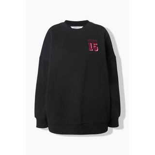 Studio Untold Sweat-shirt Oversize avec Numéro en Satin  