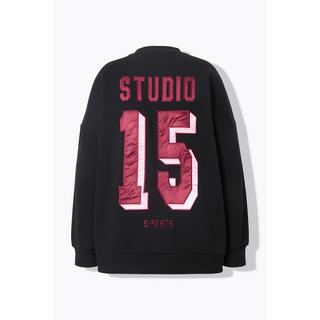 Studio Untold Sweat-shirt Oversize avec Numéro en Satin  