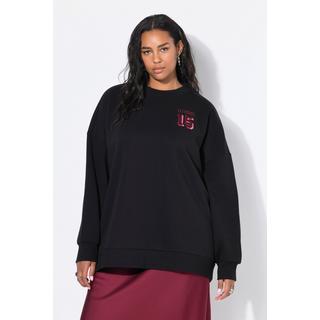 Studio Untold Sweat-shirt Oversize avec Numéro en Satin  