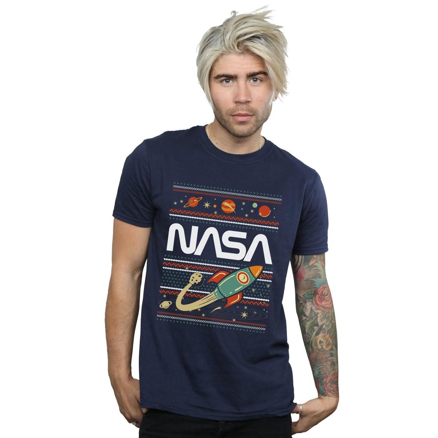 Nasa Ugly Christmas Sweater Style T-Shirt  
