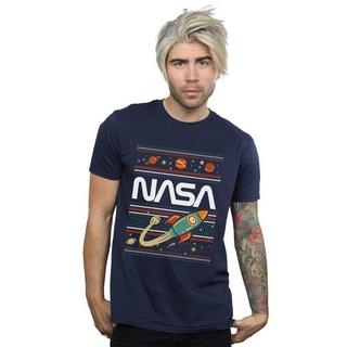 Nasa Ugly Christmas Sweater Style T-Shirt  