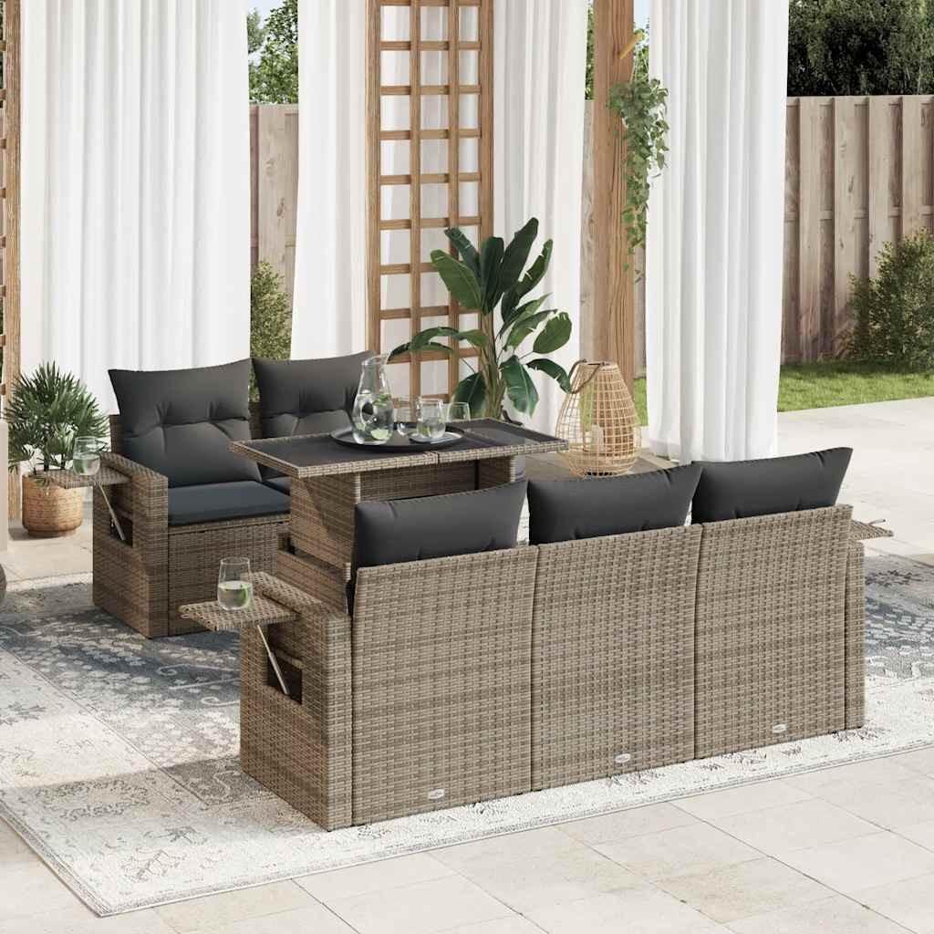VidaXL Gartensofa set poly-rattan  
