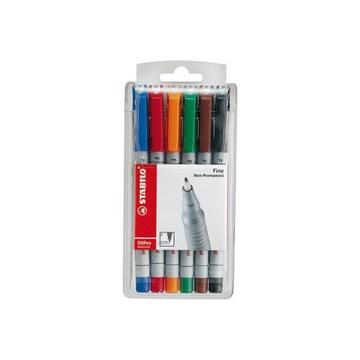 STABILO OHP Pen non-perm. 6er Etui