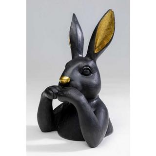 KARE Design Statuetta decorativa Sweet Rabbit nero 23  
