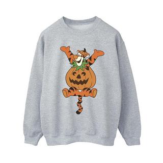 Winnie the Pooh Tigger Kürbis Grafikdruck Sweatshirt  