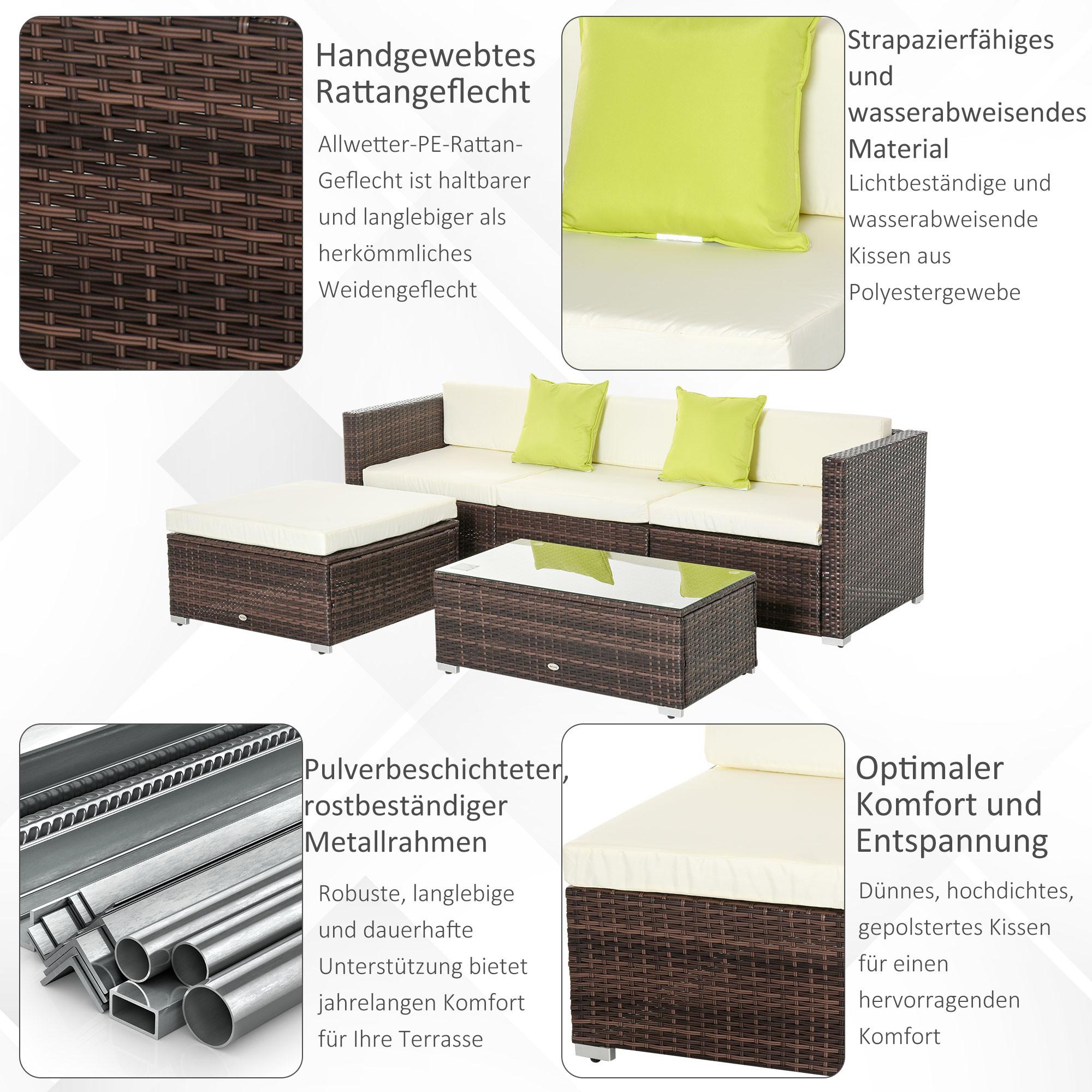 Outsunny Gartenmöbel Set  