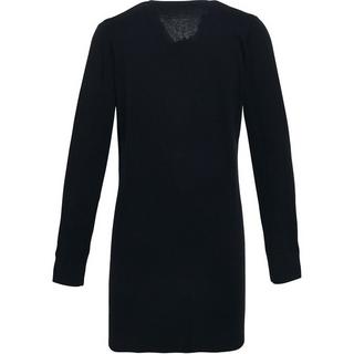 PREMIER V-Ausschnitt Longline Strickjacke  