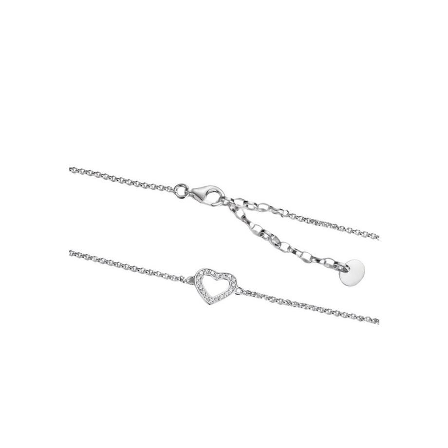 Thomas Sabo  Bracelet de Cheville Plaqué  avec Cœur & Zircons 