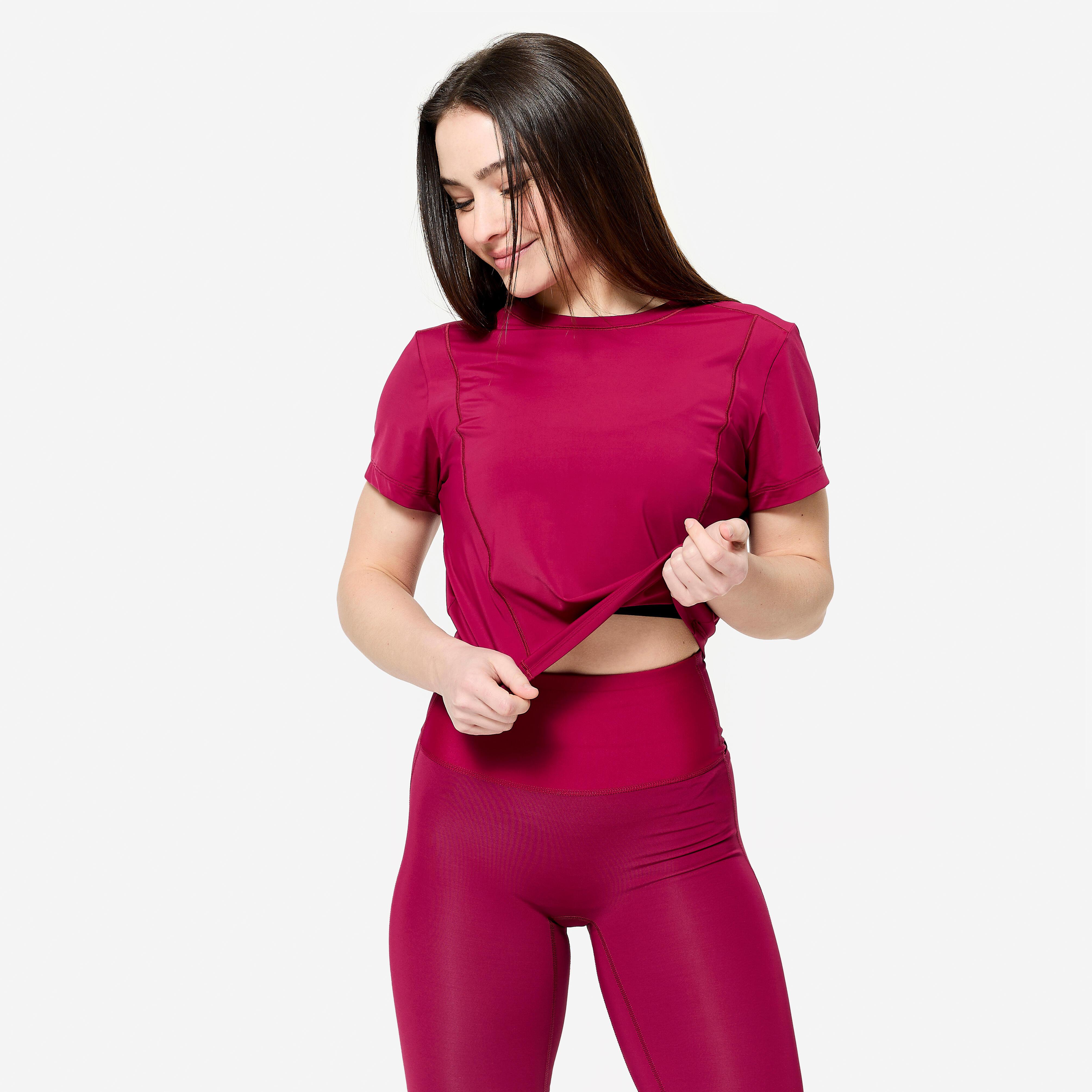 DOMYOS  T-Shirt  dehnbar und atmungsaktiv Polyamid 