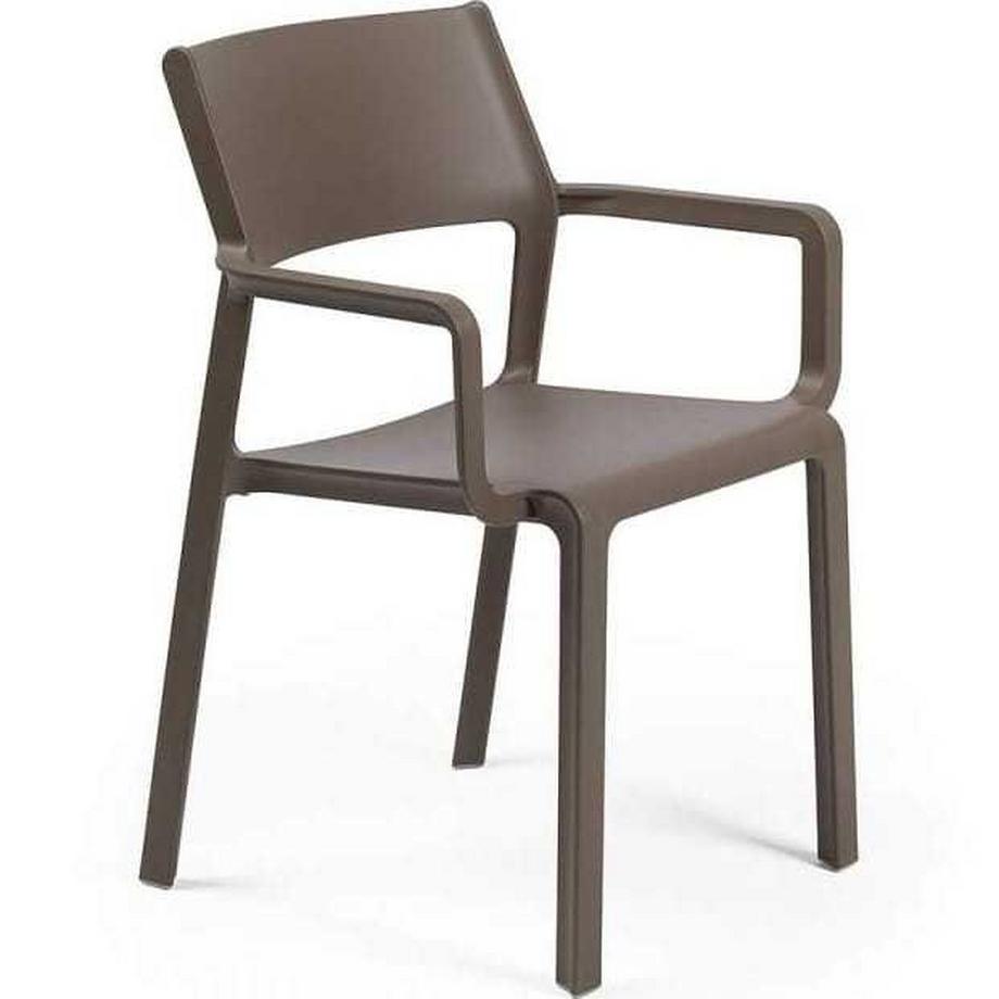 Fauteuil de jardin Trill marron foncé