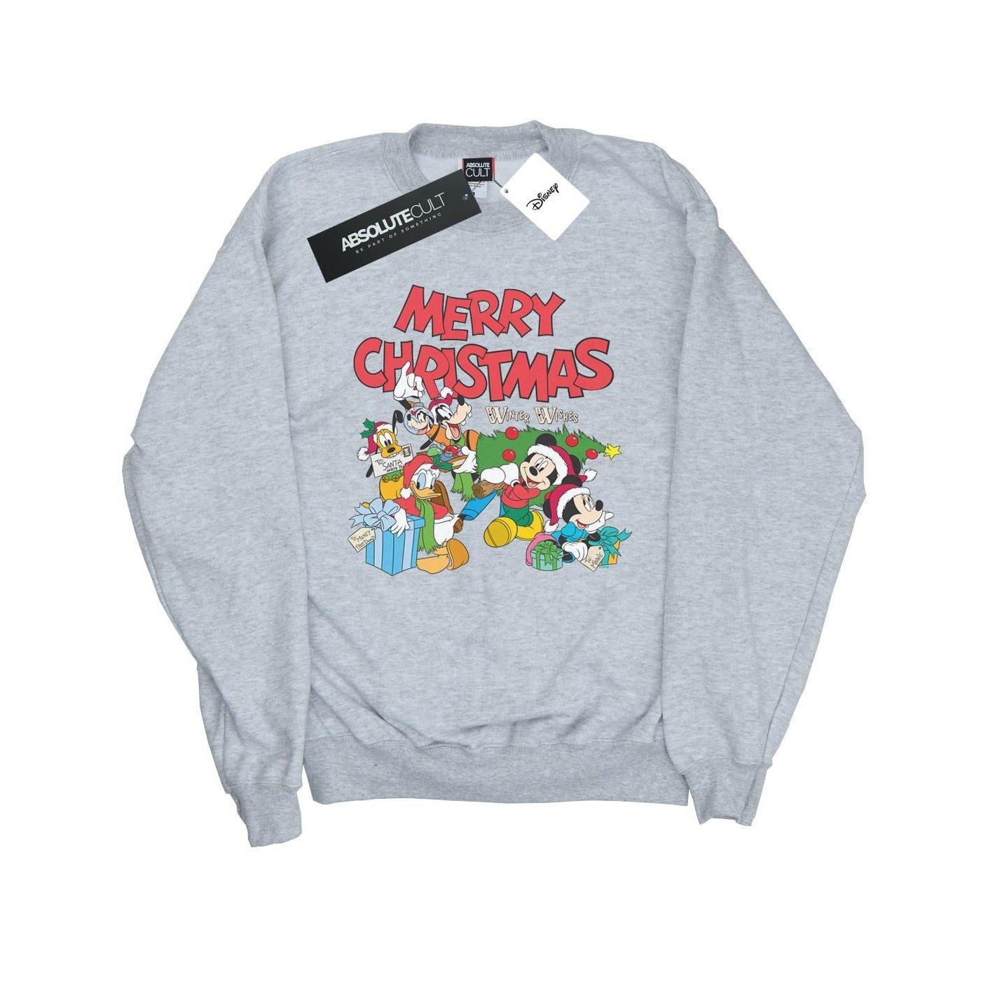 Disney  Mickey And Friends Winter Wishes Sweatshirt 