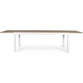 mutoni Table extensible de jardin Elias 200-300x95 blanc  