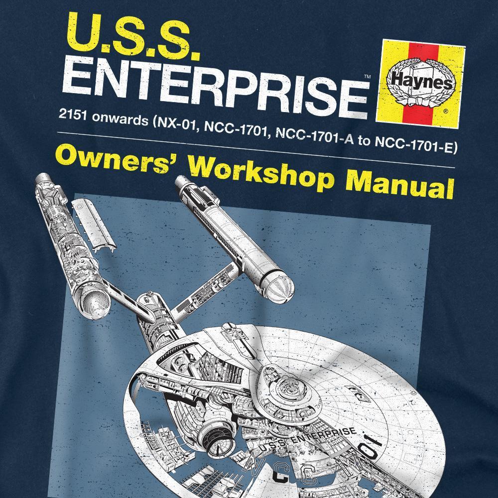 Star Trek Enterprise T-Shirt Stampa Grafica  