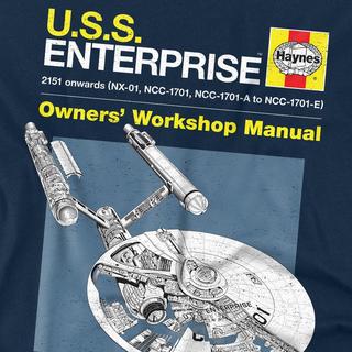 Star Trek Enterprise T-Shirt Stampa Grafica  
