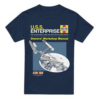 Star Trek Enterprise T-Shirt Stampa Grafica  