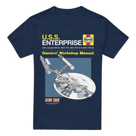 Star Trek Enterprise T-Shirt Stampa Grafica  