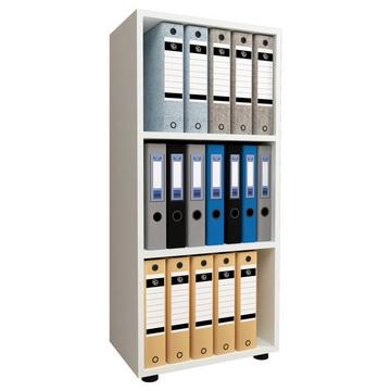 Holz Büro Stand Regal Bücher Ordner Aktenregal Ordnerregal Bücherregal Ulas 3f