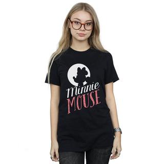 Disney T-shirt Minnie Mouse Silhouette Logo  