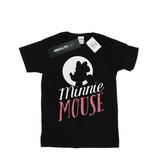 Disney T-shirt Minnie Mouse Silhouette Logo  