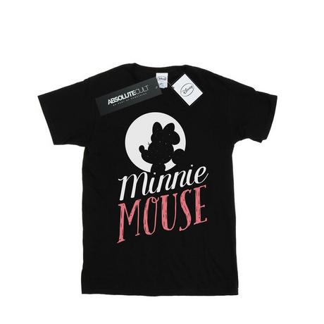 Disney T-shirt Minnie Mouse Silhouette Logo  