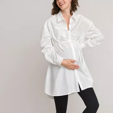 Langärmelige Hemdbluse für die Schwangerschaft