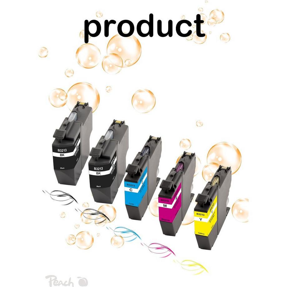 Peach  Tinte Brother LC-3213 Multi-Pack-Plus 