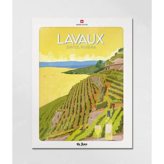 La-Jonx Poster Lavaux, Swiss Riviera  
