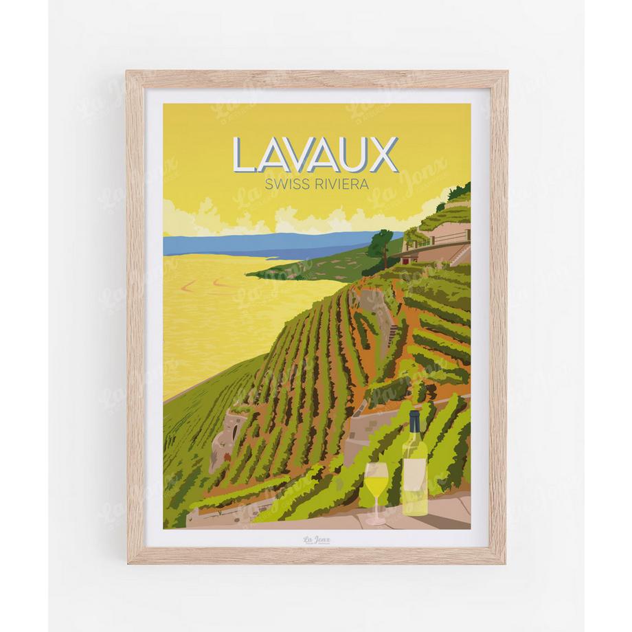 Lavaux, Swiss Riviera - Poster