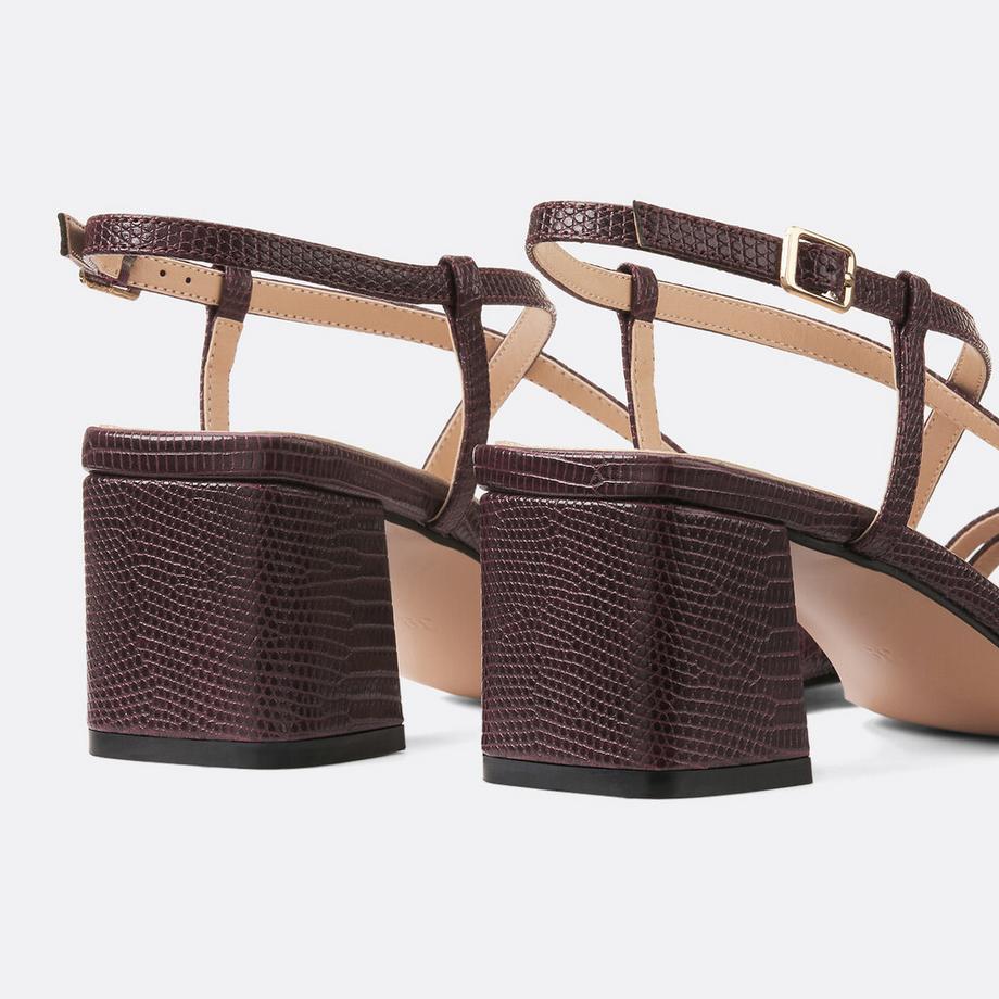 La Redoute Collections  Sandaletten in Python-Optik 