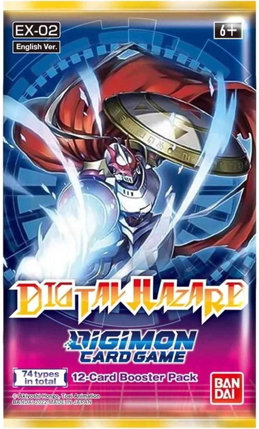 Bandai  Digital Hazard EX-02 Booster - Digimon Card Game - EN 