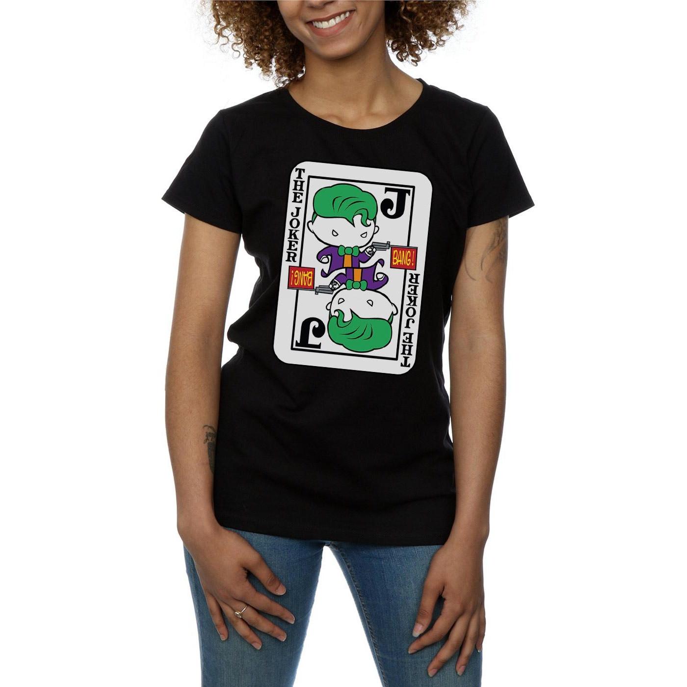 DC COMICS The Joker Carte à Jouer T-Shirt  
