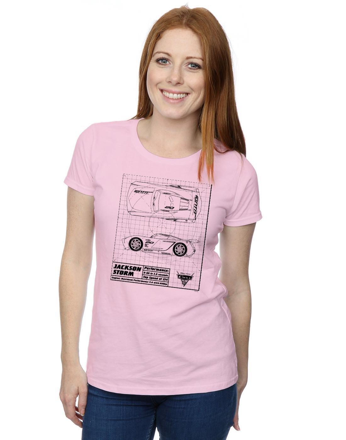 Disney  Tshirt CARS JACKSON STORM BLUEPRINT 