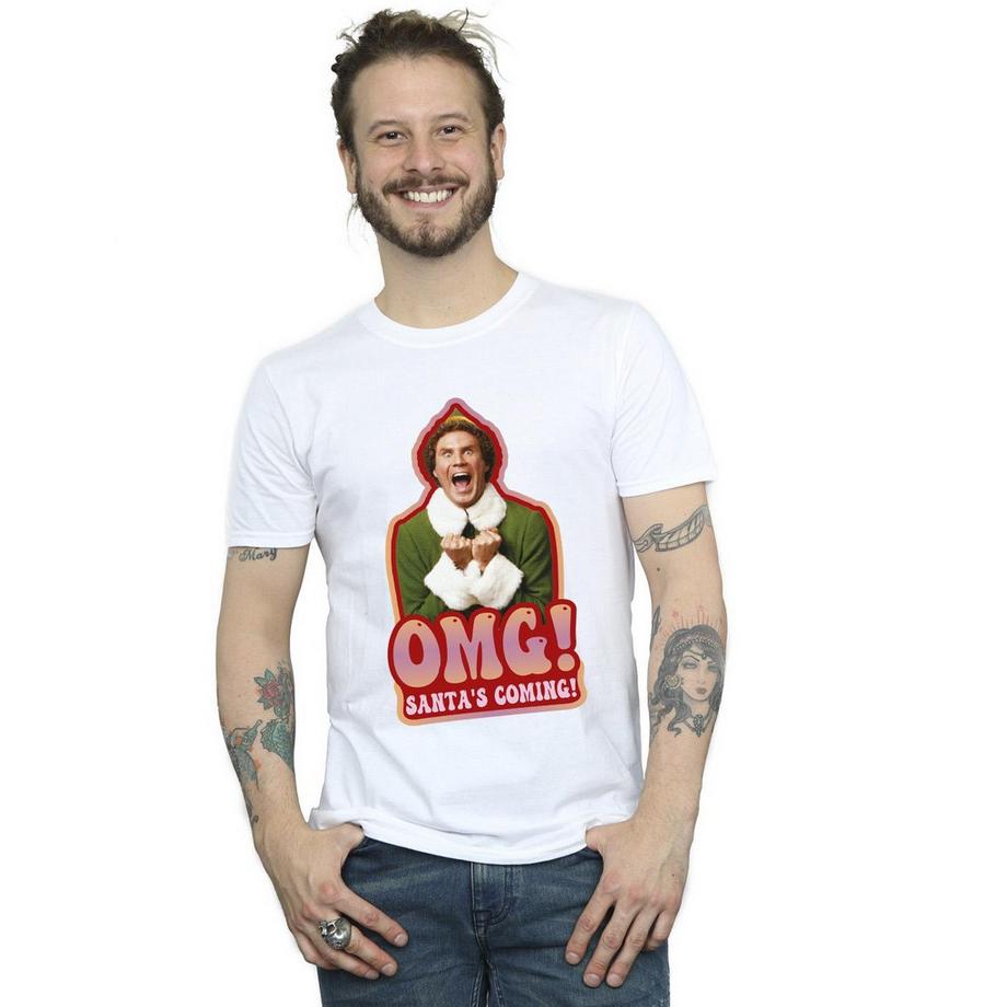 Elf T-shirt Santa's Coming  