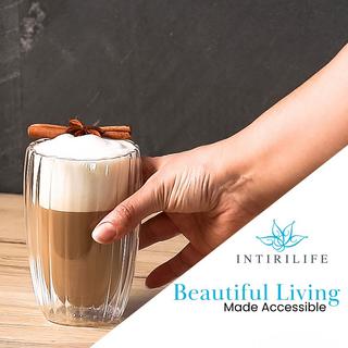Intirilife Doppelwandige Thermo Gläser  
