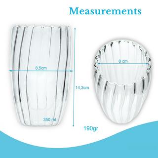 Intirilife Doppelwandige Thermo Gläser  
