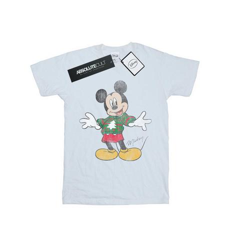 Disney Mickey Mouse Christmas T-Shirt Stampata  