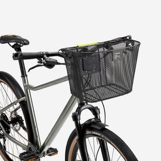 BTWIN  Panier vélo avant fixation guidon métal 