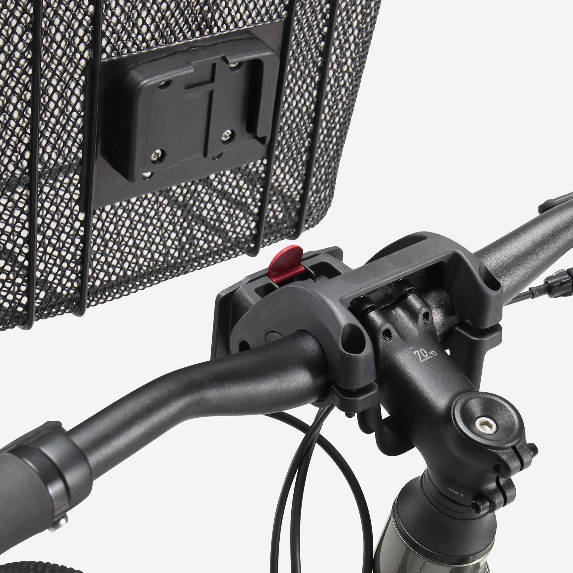 BTWIN  Panier vélo avant fixation guidon métal 