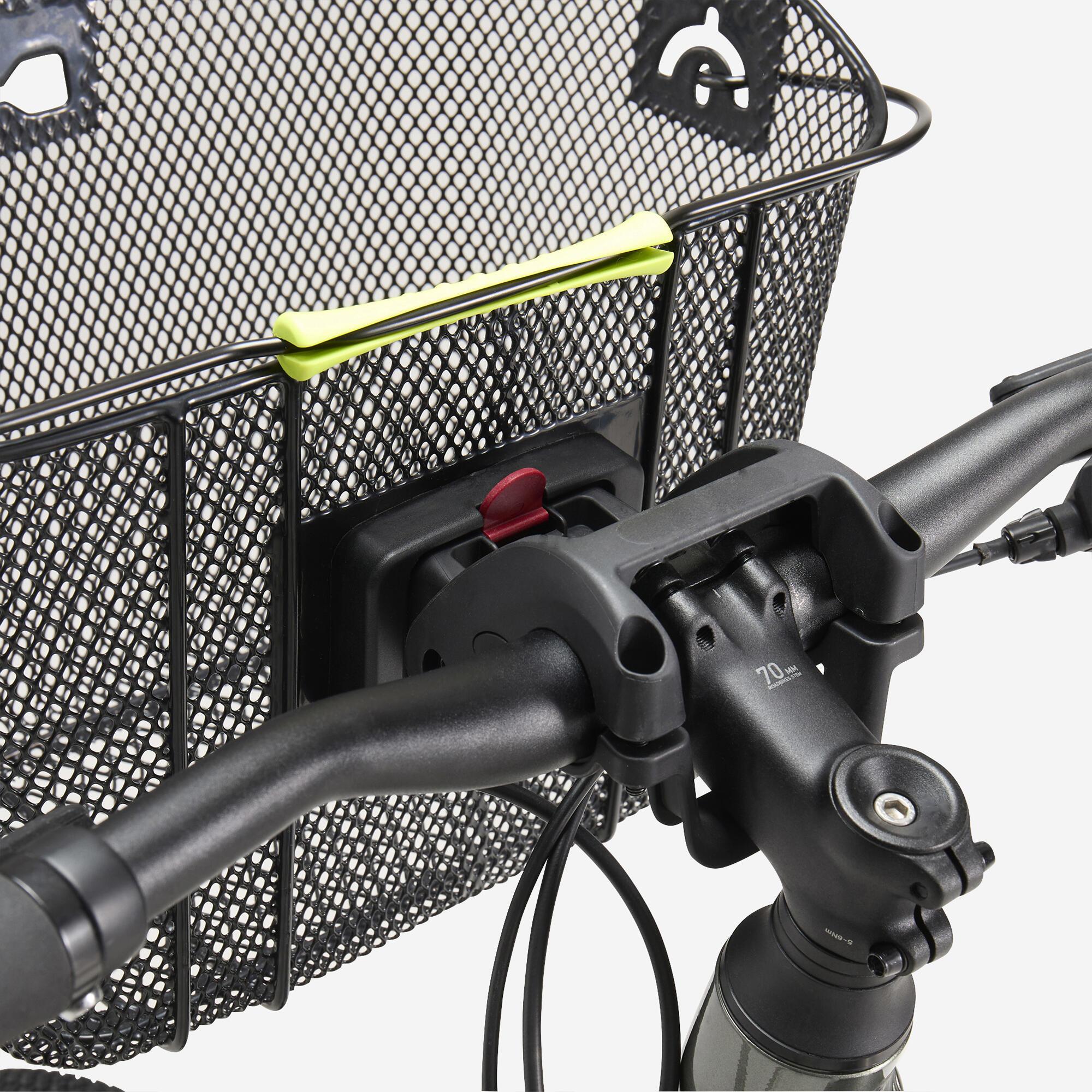 BTWIN  Panier vélo avant fixation guidon métal 